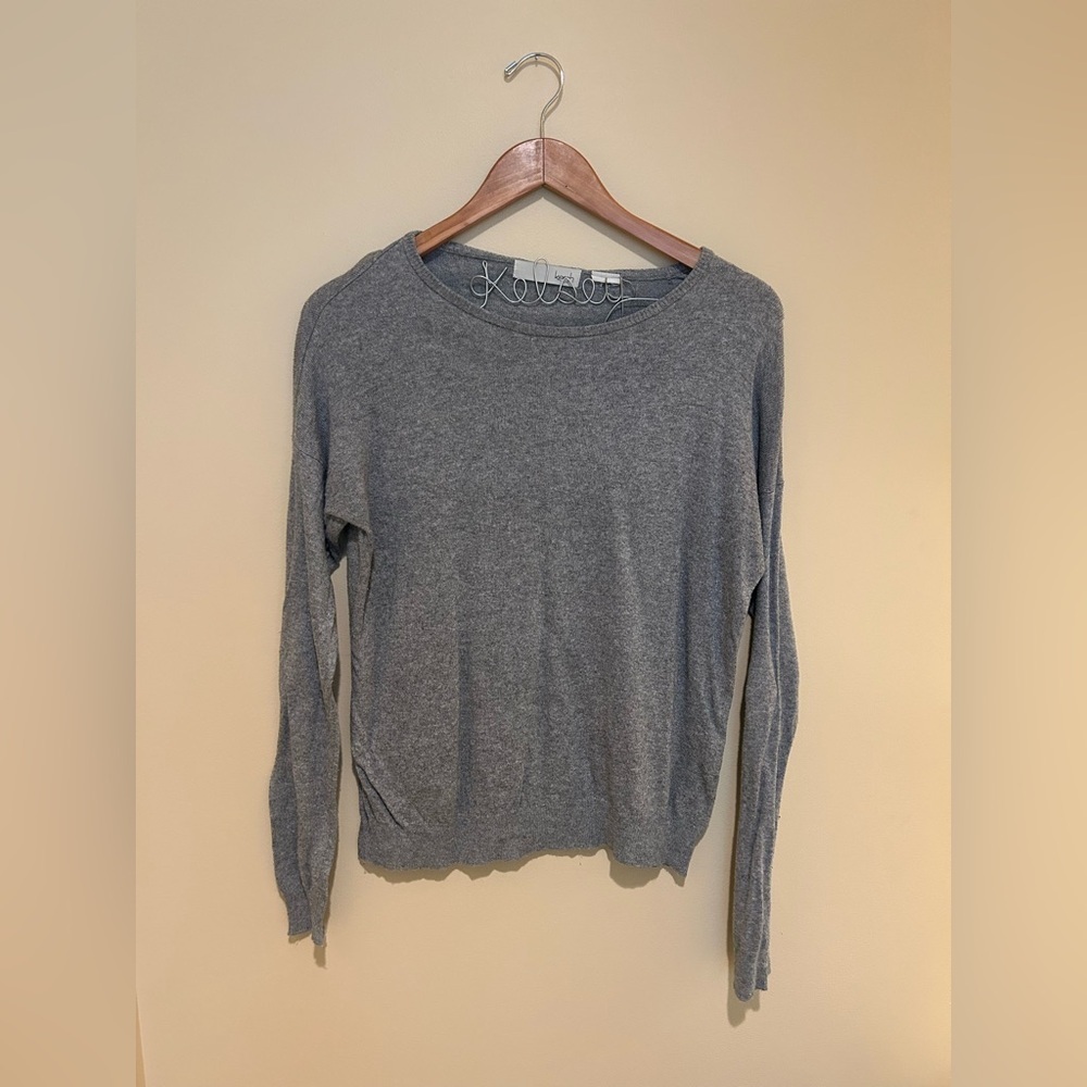 British Flag Heart Kersh Charcoal Sweater Size L